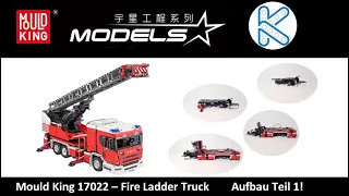 Mould King 17022 Fire Ladder Truck Aufbau Teil 1