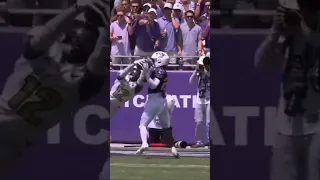 Colorado DB Travis Hunter makes prime time interception 👀 #coloradofootball #deionsanders #tcu