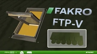 Монтаж мансардного вікна FAKRO FTP-V і коміра ESV