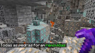 Minecraft, se o mundo não tivesse NENHUMA PEDRA