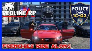 GTA 5 Roleplay - RedlineRP - The French Ride Along WEEWEE !  #203