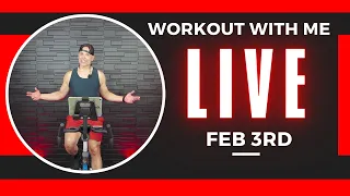 LIVE Indoor Cycling Class - My First Live Stream Workout | 30-minute Ride