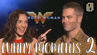 Gal Gadot and Chris Pine Funny Moments PART 2 - Wonder Woman