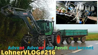 LohnerVLOG#216 Gefährlicher Kurzschluss kurz vor der Zündung beim Fendt Favorit 614 LSA im Kabelbaum