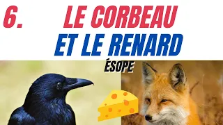 6 le corbeau et le renard #fables   #francais   #contes  #france