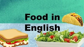 Еда на английском языке для детей и взрослых!