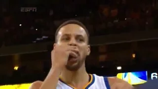 Steph Curry Drains the Half-Court Shot