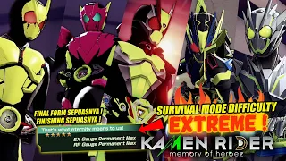 SURVIVAL MODE DIFFICULTY EXTREME ! DAPET ACCELERATOR DEWA ZERO-ONE ?! - Kamen Rider Memory of Heroez