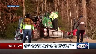 Driver accused of causing fuel tanker crash