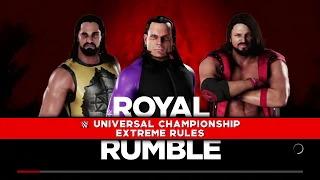 WWE 2K18 - Seth Rollins vs. AJ Styles vs. Jeff Hardy Universal Title Nonstop Action