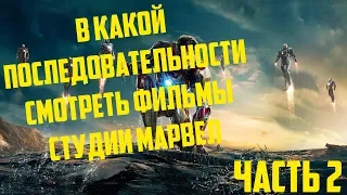 В каком порядке смотреть фильмы студии Marvel | Вторая фаза