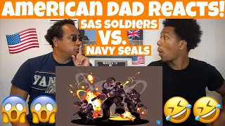 AMERICAN DAD REACTS British SAS Soldiers vs US Navy Seals - Military Training Comparison