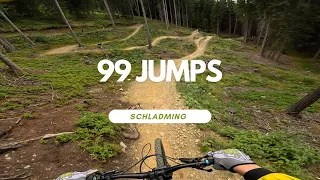 99 Jumps Bikepark Schladming Austria 🇦🇹 full run POV RAW