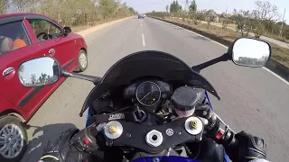 Yamaha R1 with TOCE exhaust| Ride Review| Exhaust note😍😍