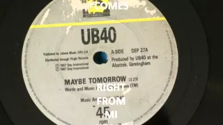 UB40 - Maybe Tomorrow - Anything Mi Chat with lyrics