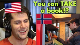 American Reacts to 20 FREE Things to do in Oslo