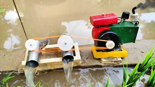 Diy Tractor Axial Flor Water Pump part 3 | diy tractor | water pump | mini hand pump