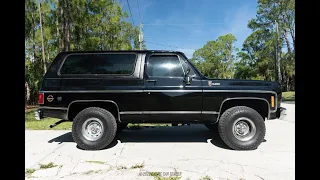 1979 Chevrolet  K5 Blazer Cheyenne 4x4 Walk-around Video