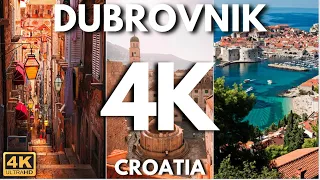 Dubrovnik , Croatia 🇭🇷 In 4K 60 FPS - Virtual Tour of Old City of Dubrovnik
