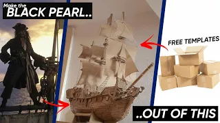 How to build the BLACK PEARL out of Cardboard