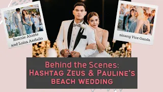 Heartwarming Beach Wedding of ZEUS COLLINS and PAULINE REDONDO