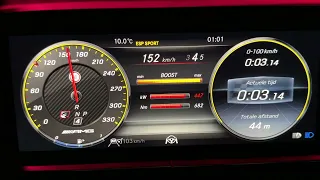 612HP & 850NM Launch control Mercedes AMG E 63 S 4MATIC+ 0-100 & 0-200 2019 Model WITH OPF/GPF