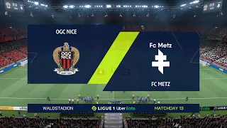 FIFA 22 | OGC Nice vs FC Metz - Ligue 1 Uber Eats | Gameplay