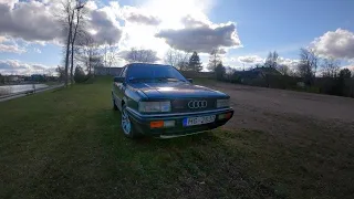 Турбированный Audi 90 b2 quattro.