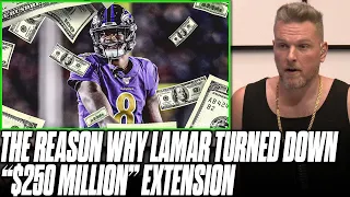 The REAL REASON Lamar Jackson Turned Down "$250 Million" Contract Extension | Pat McAfee Reacts