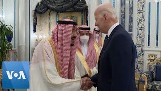 Biden Meets Saudi King, Crown Prince on Jeddah Visit