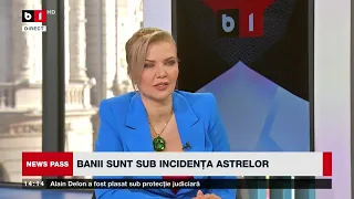 NEWS PASS CU LAURA CHIRIAC. Invitat: ALINA BĂDIC: BANII SUNT SUB INCIDENȚA ASTRELOR. P3/3