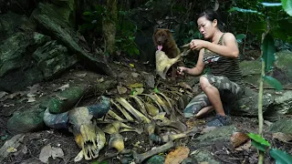 The Skeleton of a Buffalo Attacked by a Predator - Assembling and Framing the Kitchen, Part 16