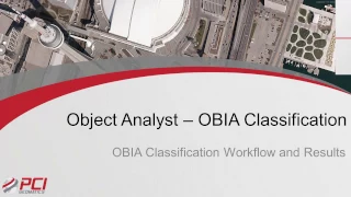 Geomatica Object Analyst