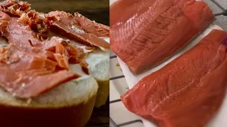 Wędzony łosoś ( na szybko )  / Smoked salmon #prostoismacznie