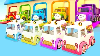 Helper cars cartoon for kids & toy vehicles for kids - Car cartoons for kids