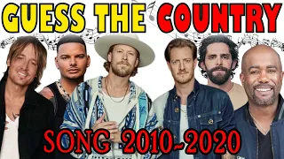 Guess the Country Song From 2010 till 2020 |  Country Music Quiz | Guess The Song Country Edition