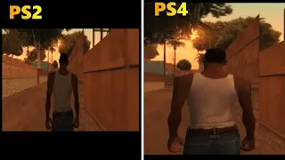 GTA SAN ANDREAS GRAPHICS COMPARISON PS1 VS PS2 VS PS3 VS PS4 VS PS5