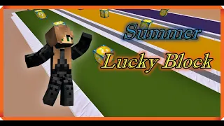 Minecraft Lucky Block Race #5 (Summer Lucky Block ft. Topothetop & DarkS1ime)