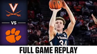 Virginia vs. Clemson Full Game Replay | 2023-24 ACC Men’s Basketball