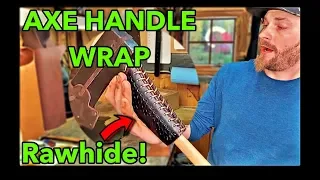 Leather Axe handle Guard || HOW TO Start to finish