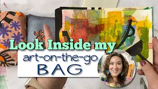 What's in my Art-on-the-Go Bag? Let me show you!!
