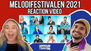 Sweden | Melodifestivalen 2021 Reaction | Eurovision Hub