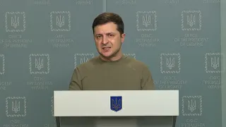 Звернення Президента Володимира Зеленського, 24 лютого 2022.