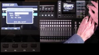 Tascam DP24/32SD Tutorial 8C: Track Files & Song Backup/Restore