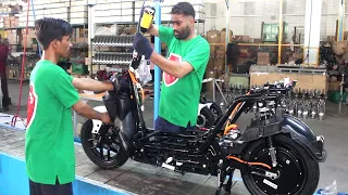 How To Making Metro Electric Bike Model Of T6 120Kmph : A Informative Journey Through The Factory