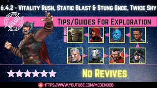 MCOC: Act 6.4.2 - Vitality Rush, Static Blast & Stung Once, Twice Shy - Tips/Guides - No Revive