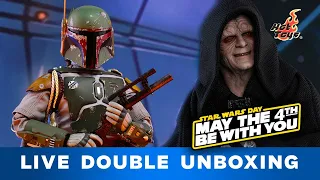 Hot Toys Boba Fett and Emperor Palpatine May the 4th Unboxing!