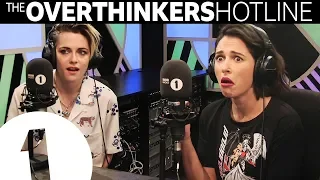 "Why is your bottom called your bottom?": Kristen Stewart & Naomi Scott Overthinkers Hotline