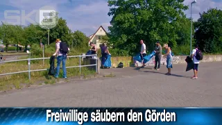 Freiwillige säubern den Görden