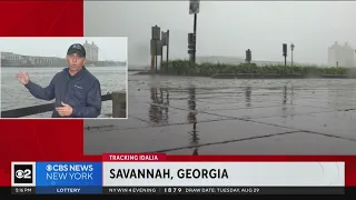 Idalia continues its trek into Georgia as a tropical storm